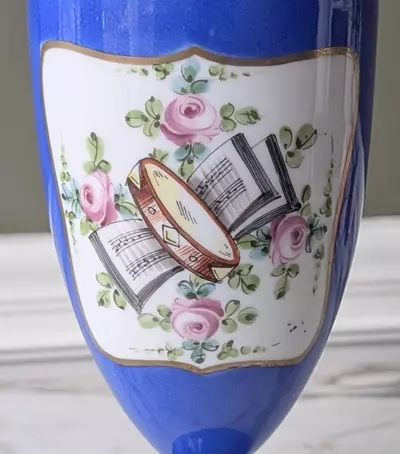 plant/Sevres style French Bronze & porcelain Cassolette-1-thumbnail