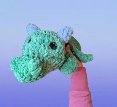 plant/Axel the Splooting dragon - spearmint and periwinkle-0-thumbnail