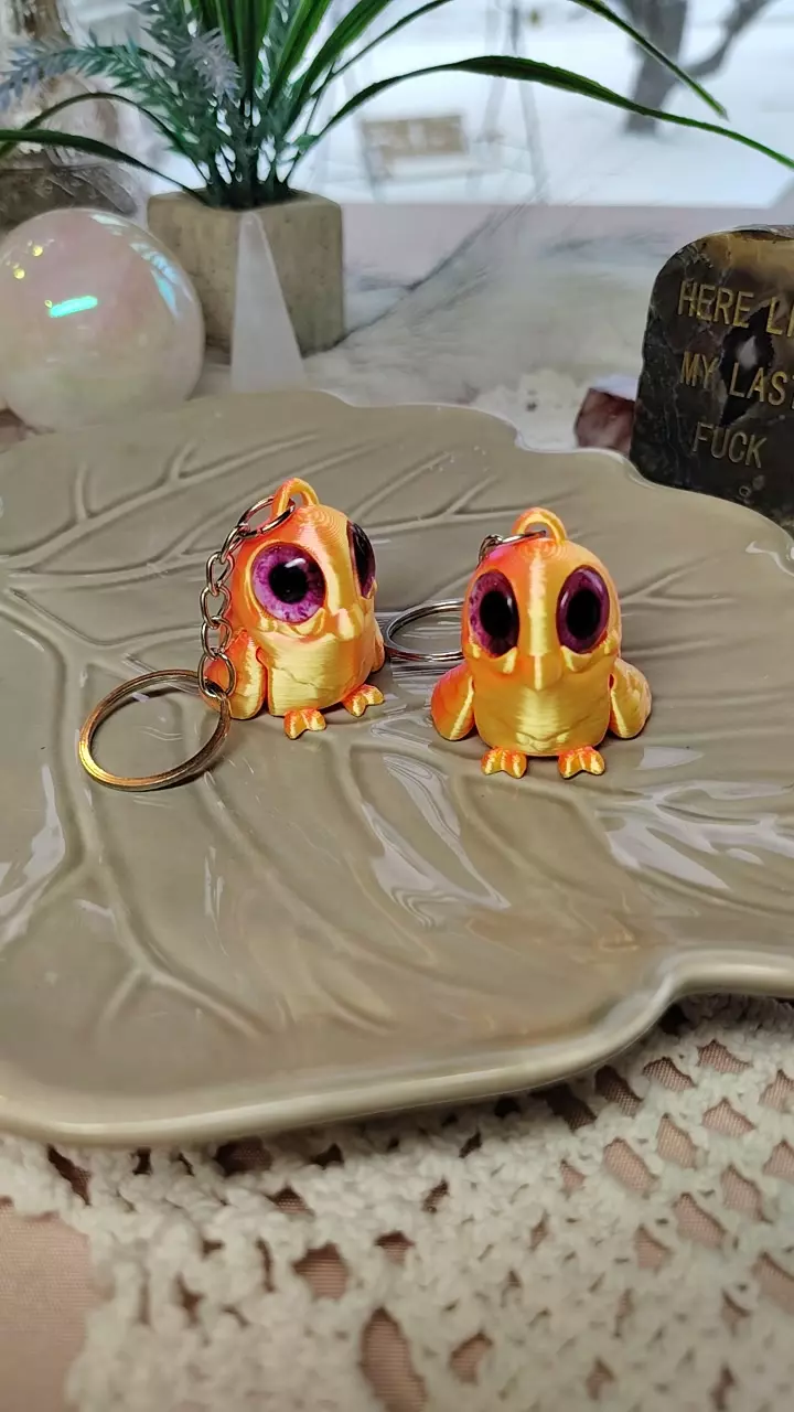 plant/Bird Keychain-0