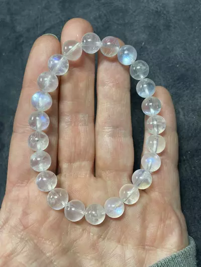 plant/African moonstone bracelet-0-thumbnail