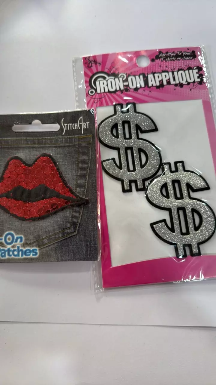 plant/2 Packs Iron on Appliqués-0