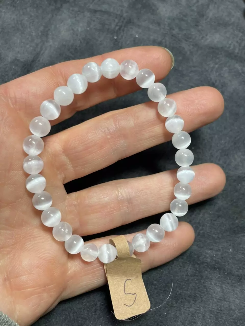 plant/selenite bracelet-0