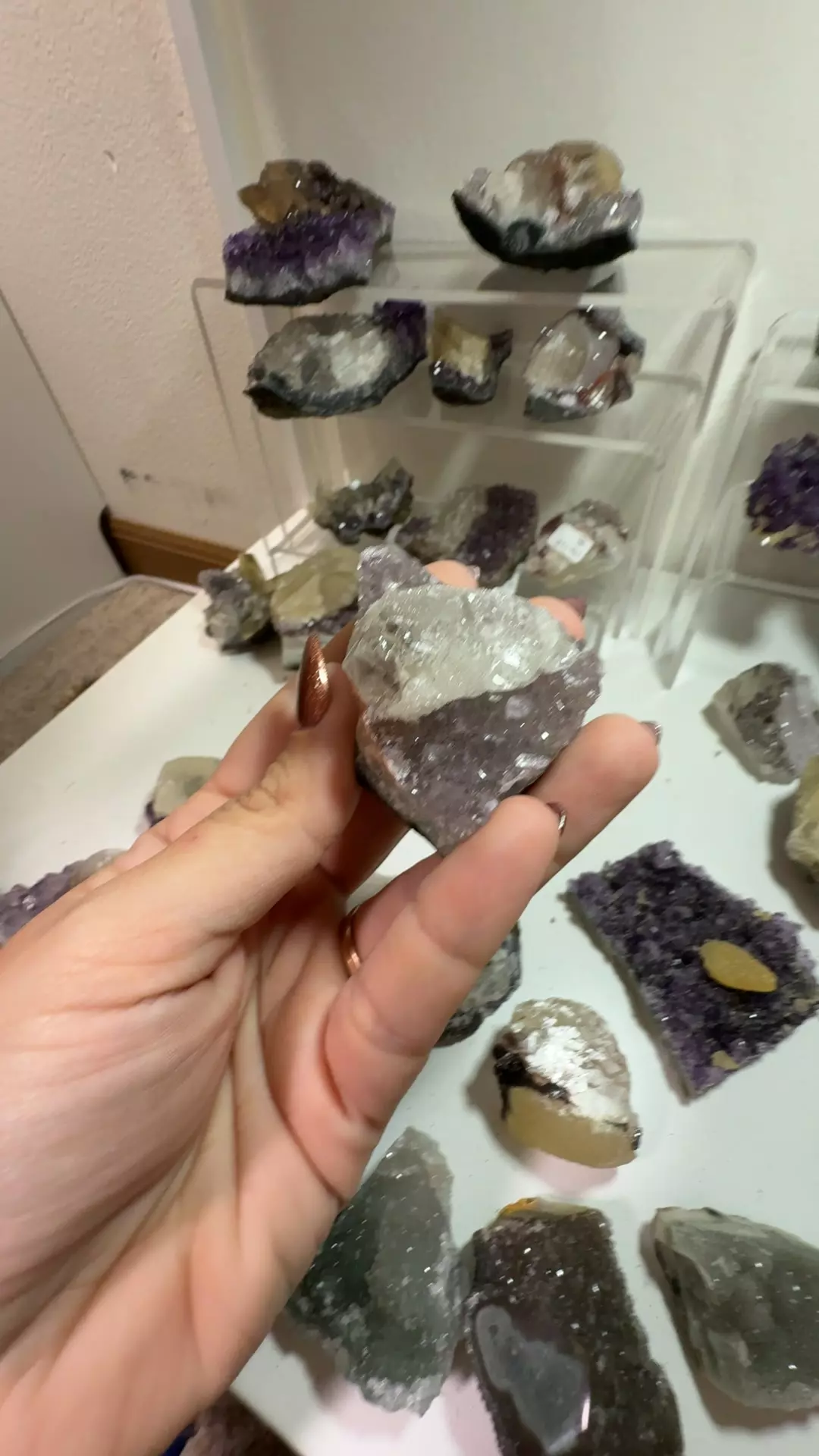 plant/U6.138 Amethyst calcite cluster-0