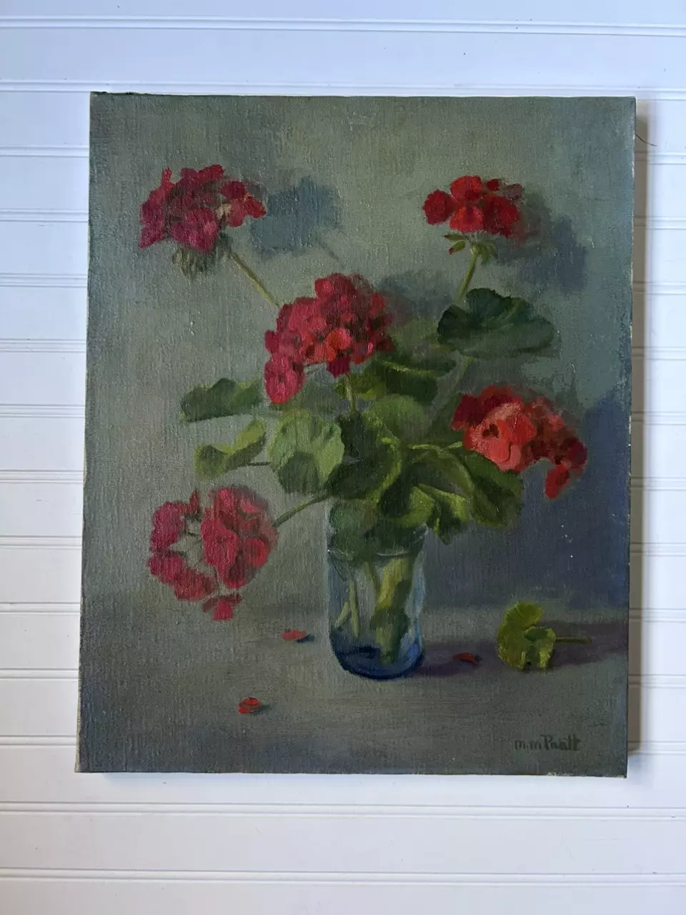 plant/Floral Painting on Canvas-1