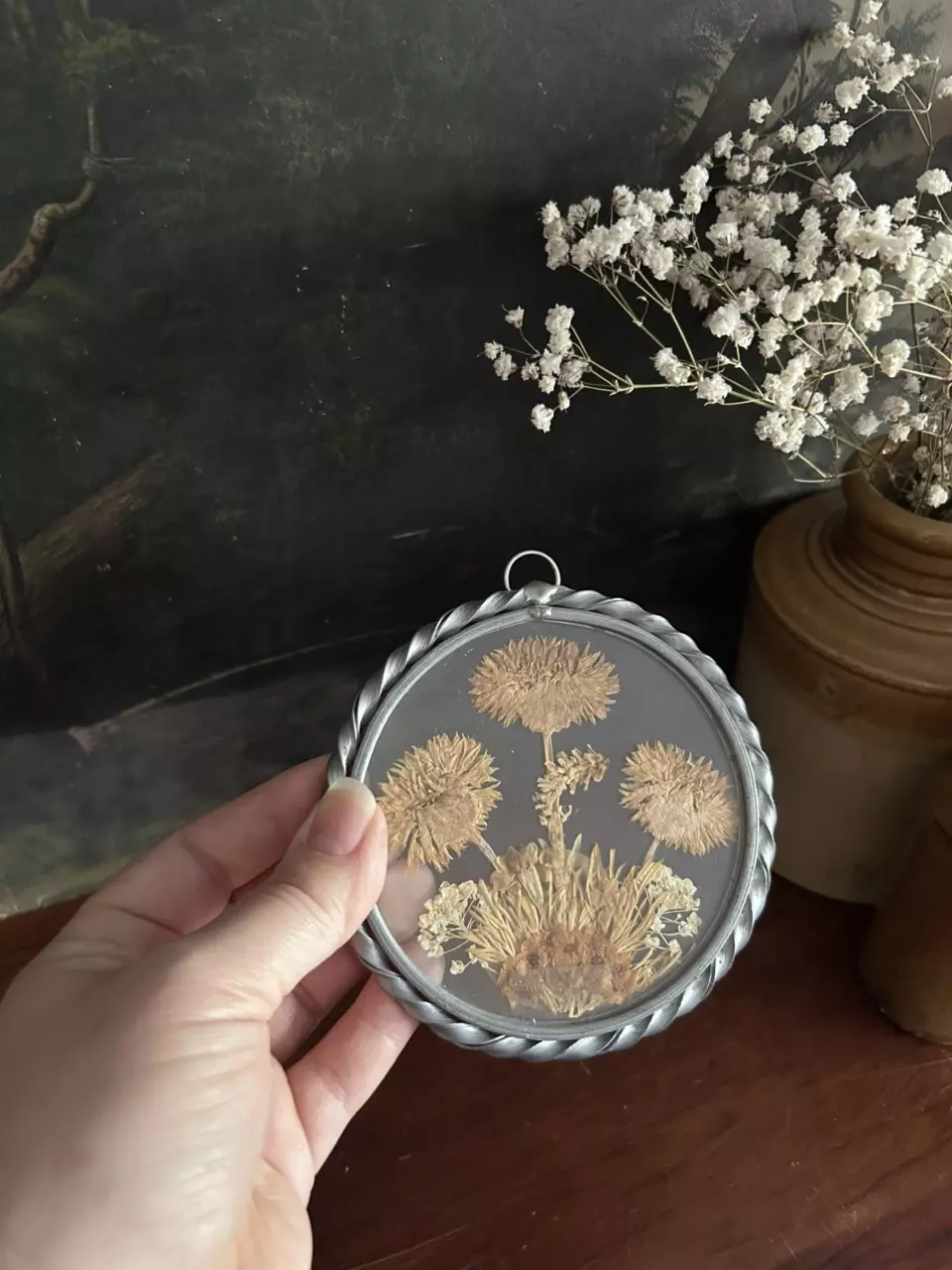 plant/Circle Dried Floral-0
