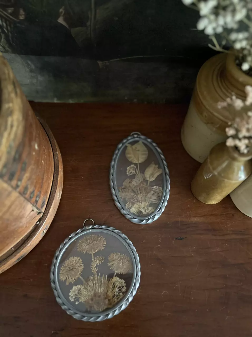 plant/Circle Dried Floral-2