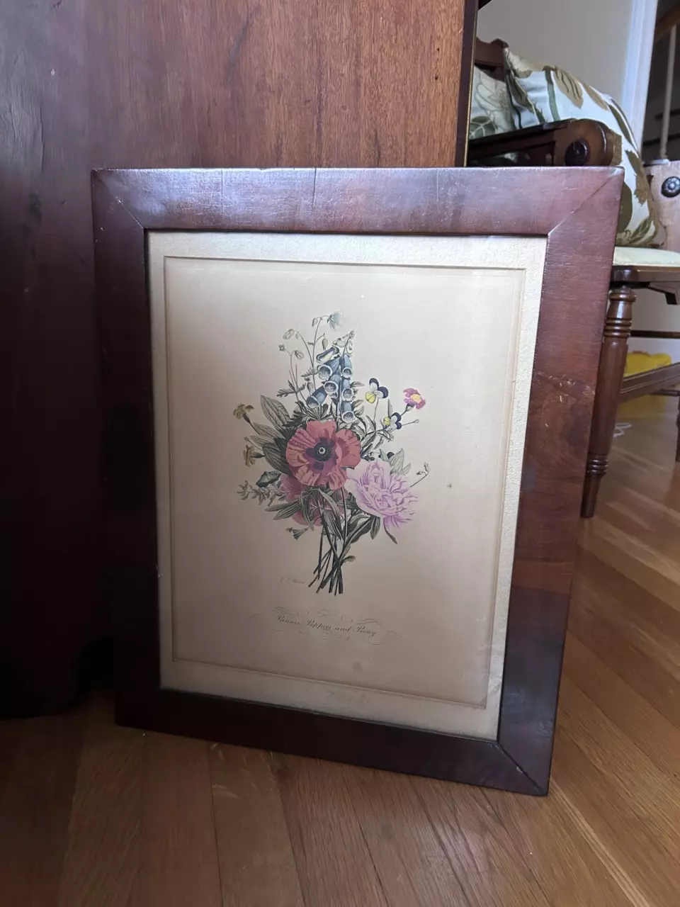 plant/Large Floral Lithograph-0