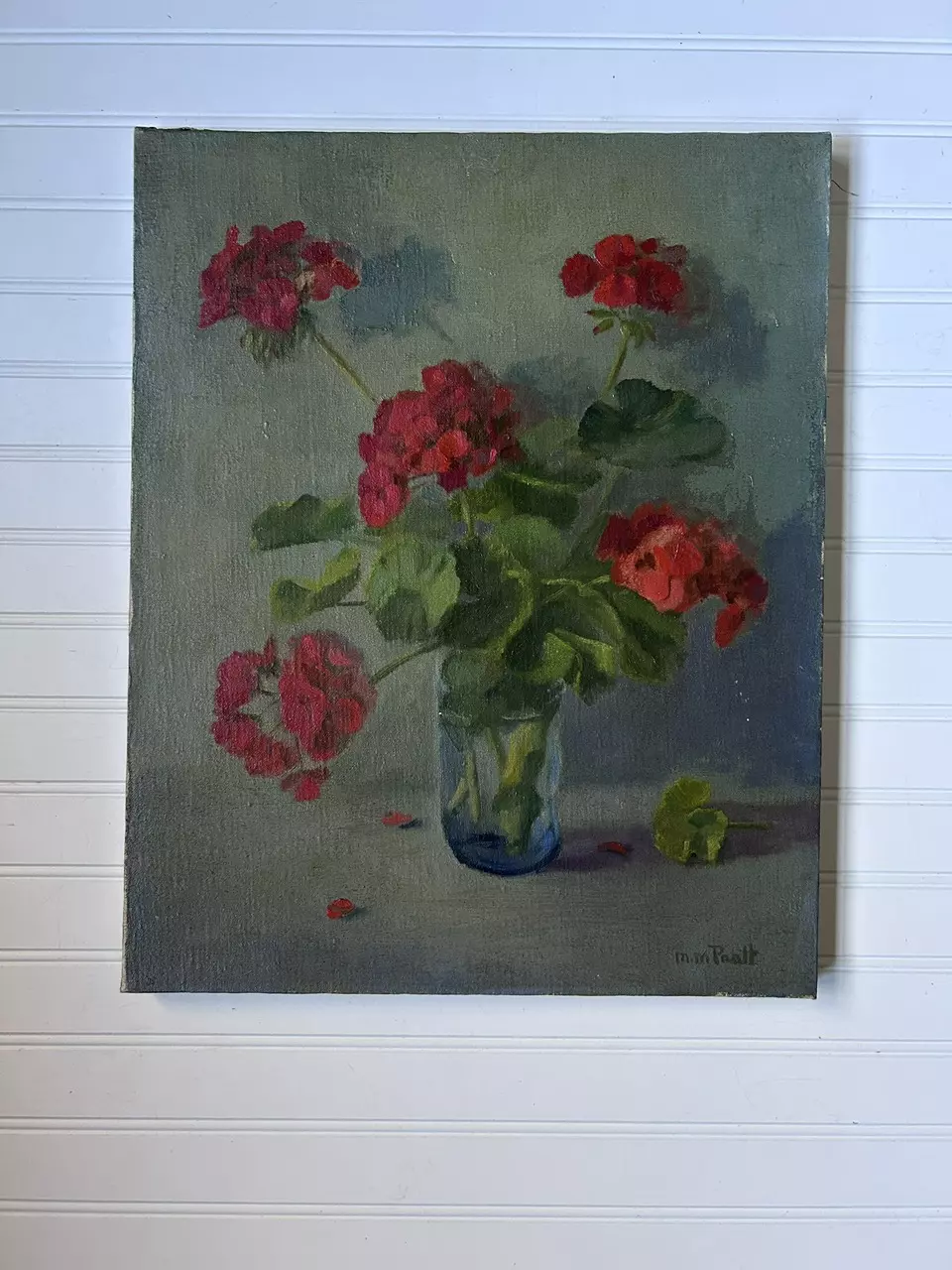 plant/Floral Painting on Canvas-0