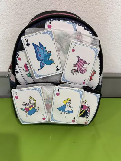 plant/LF Disney Alice in Wonderland Playing Cards Backpack-0-thumbnail
