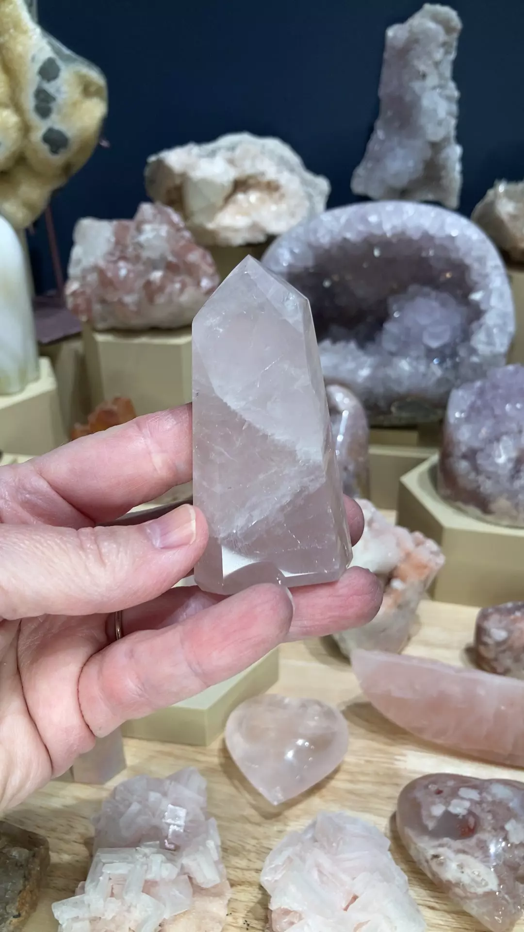 plant/rose quartz tower-0