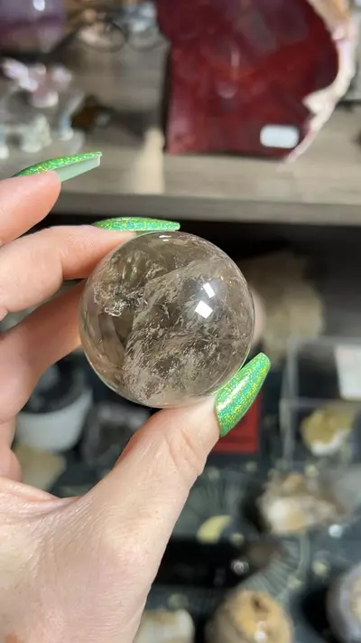 plant/Smokey Quartz Sphere from Brazil-0-thumbnail
