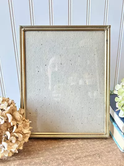 plant/Large vintage brass frame  8x10-0-thumbnail