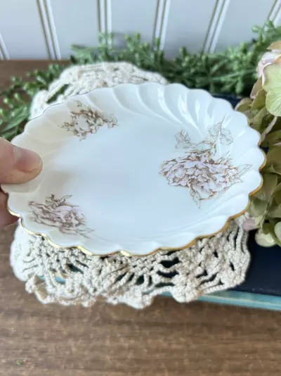 plant/Limoges trinket tray- Peonies- 4 1/2-1-thumbnail