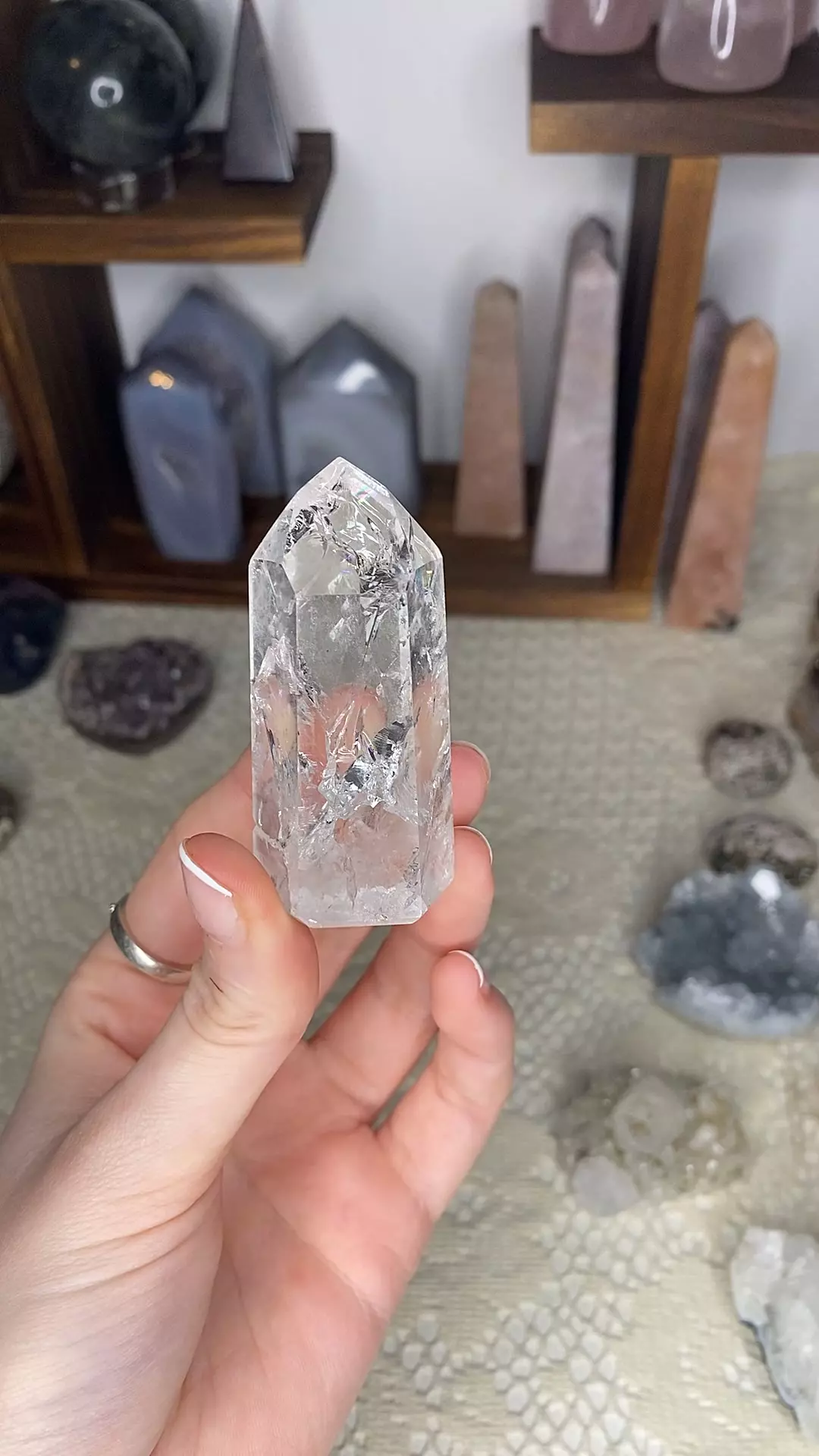 plant/Crackle Quartz from Brazil “A”-0