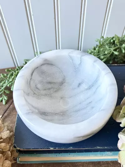 plant/Marble mortar and pestle 3x4 1/2-3-thumbnail
