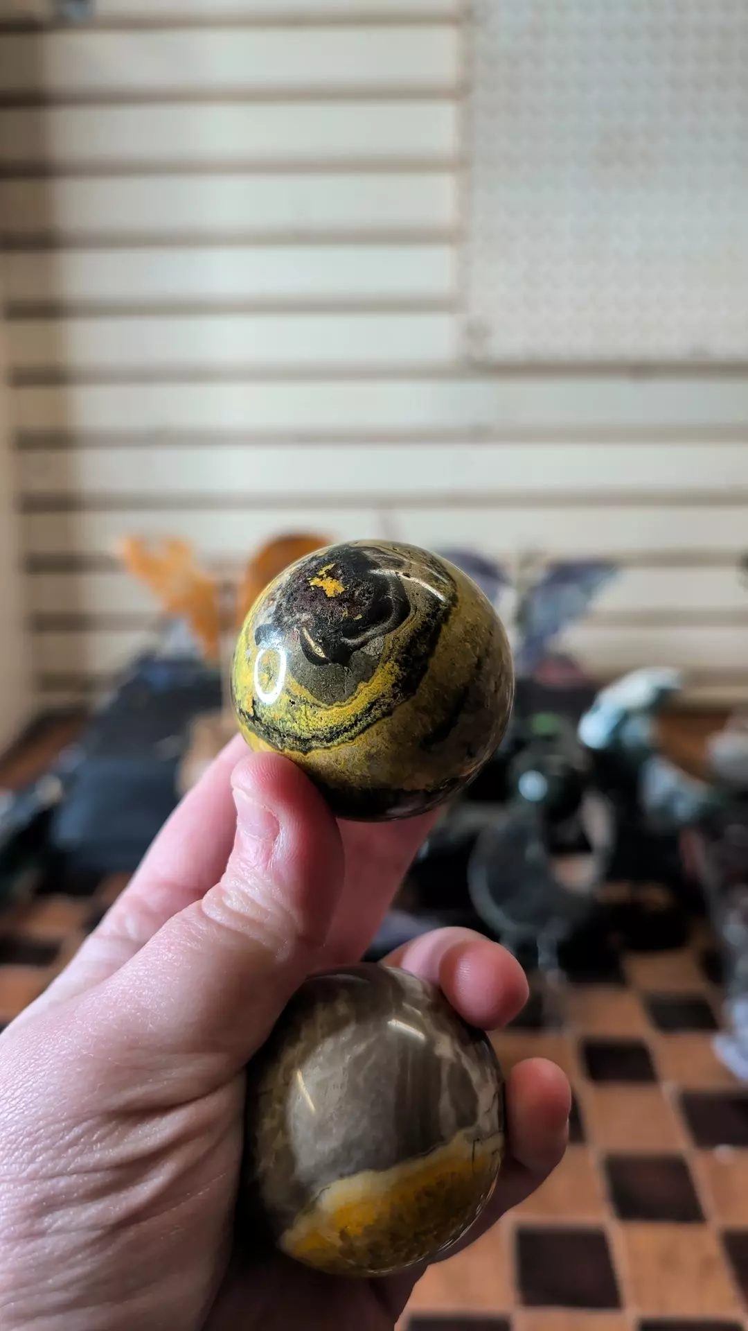 plant/Bumblebee Jasper Sphere-0