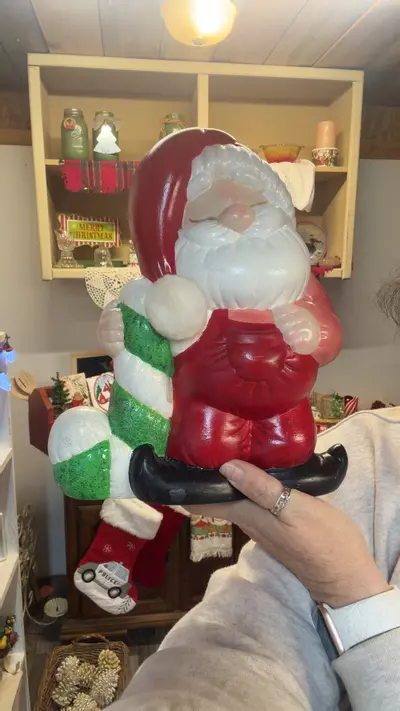 plant/Ceramic handmade Santa.-0-thumbnail