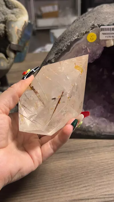 plant/Rutilated quartz Inner Mongolia-0-thumbnail