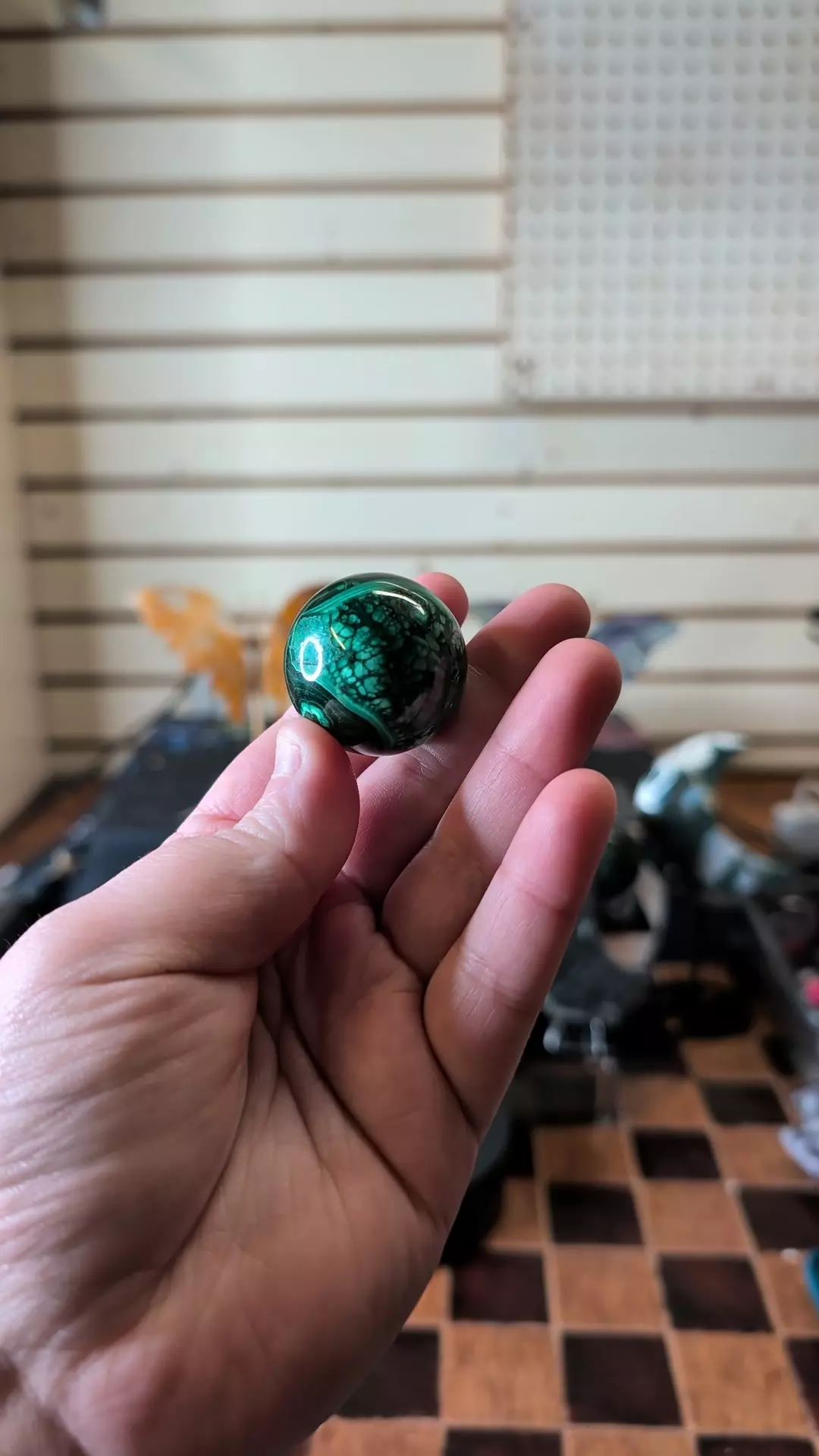 plant/Malachite Sphere-0