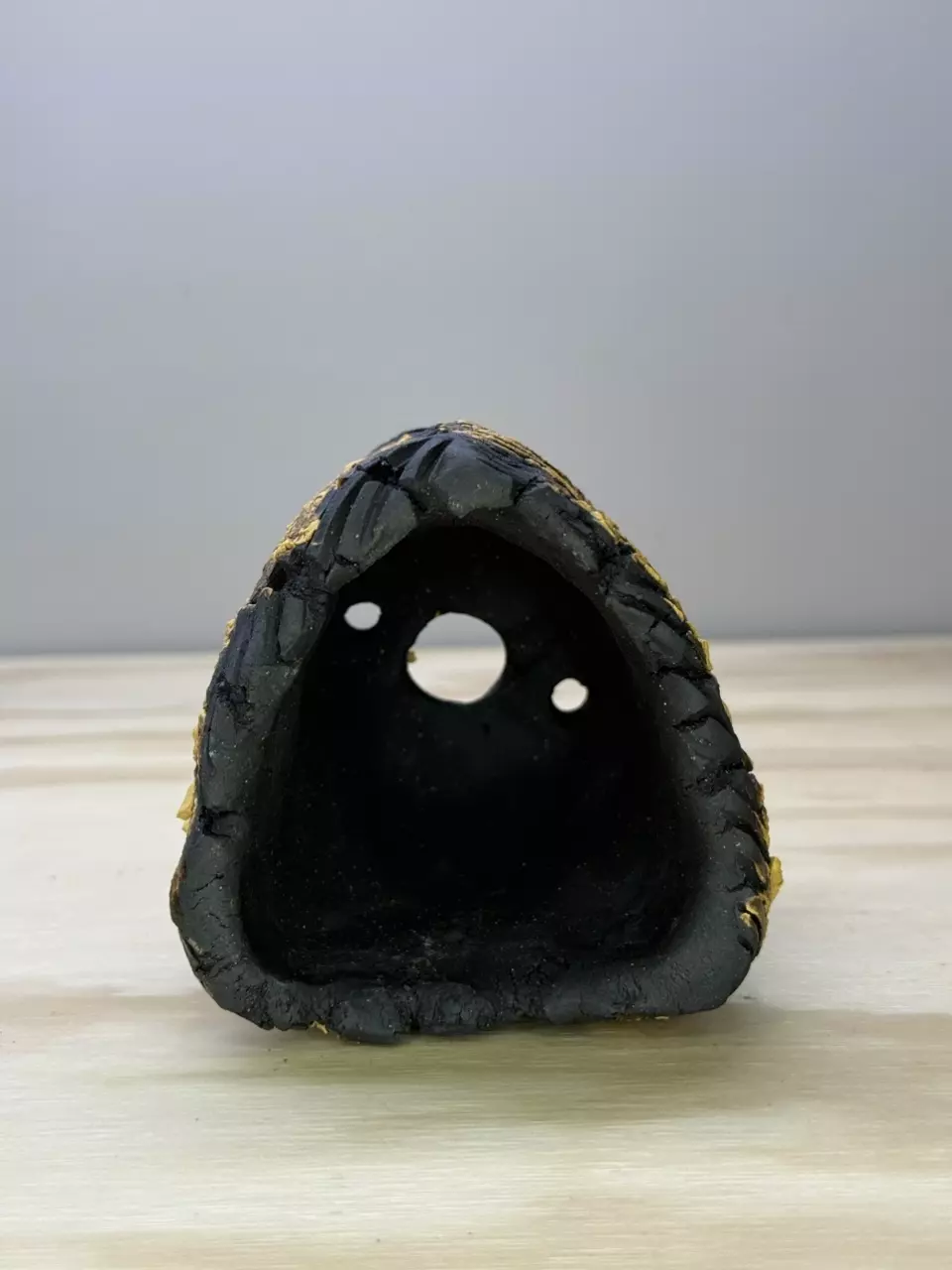 plant/Golden crackle Triangle 3.75x4H-1