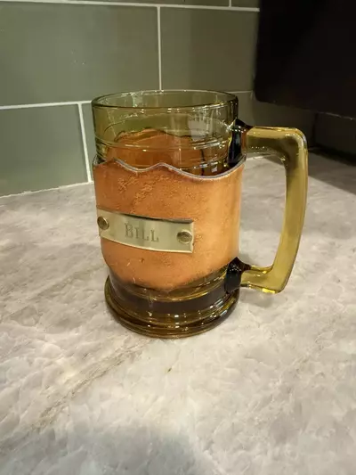 plant/Leather wrapped Amber Mug BILL-0-thumbnail