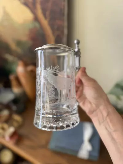 plant/German Tankard stein with elk-1-thumbnail