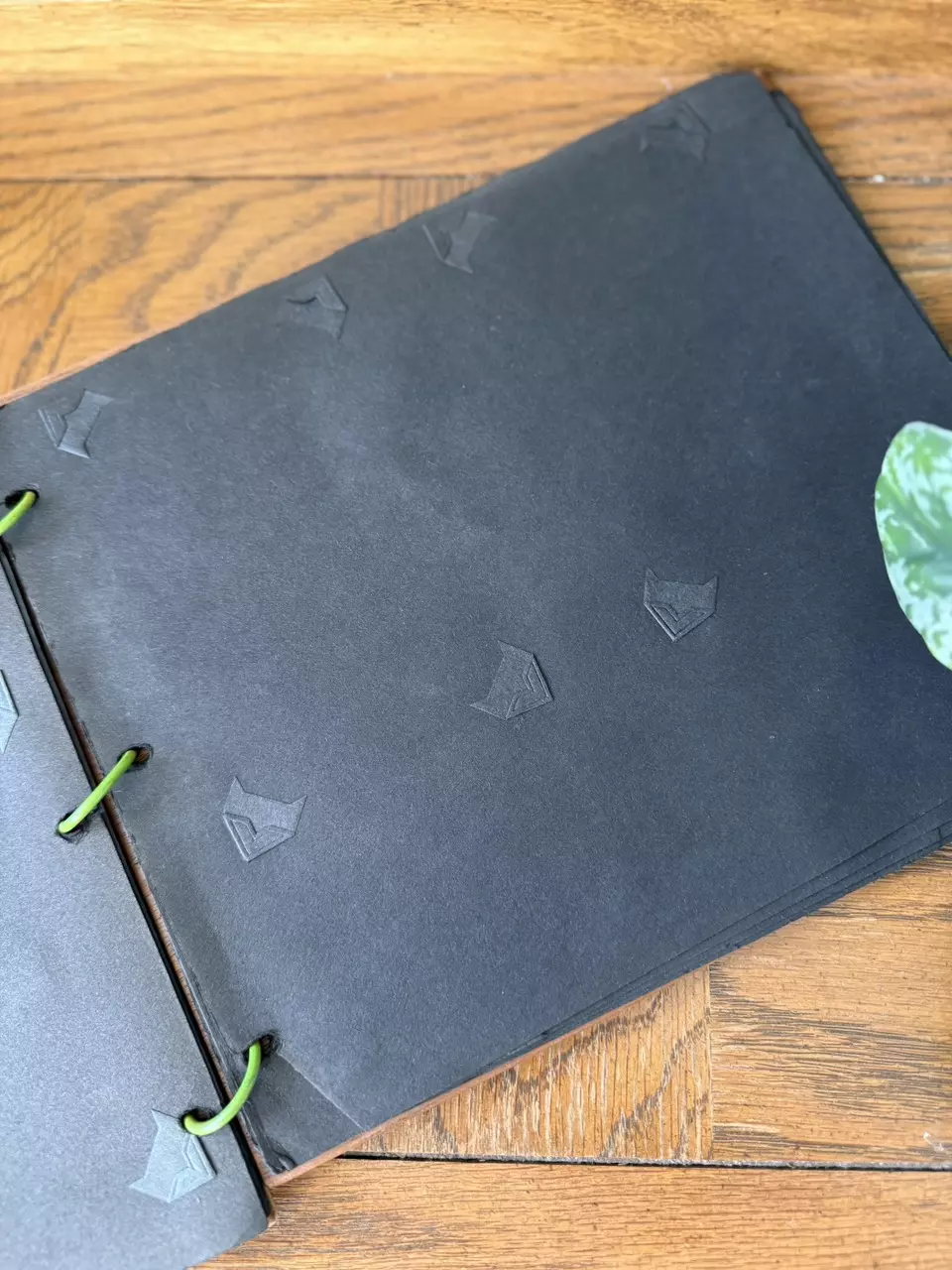 plant/Wooden photograph/scrapbook-1