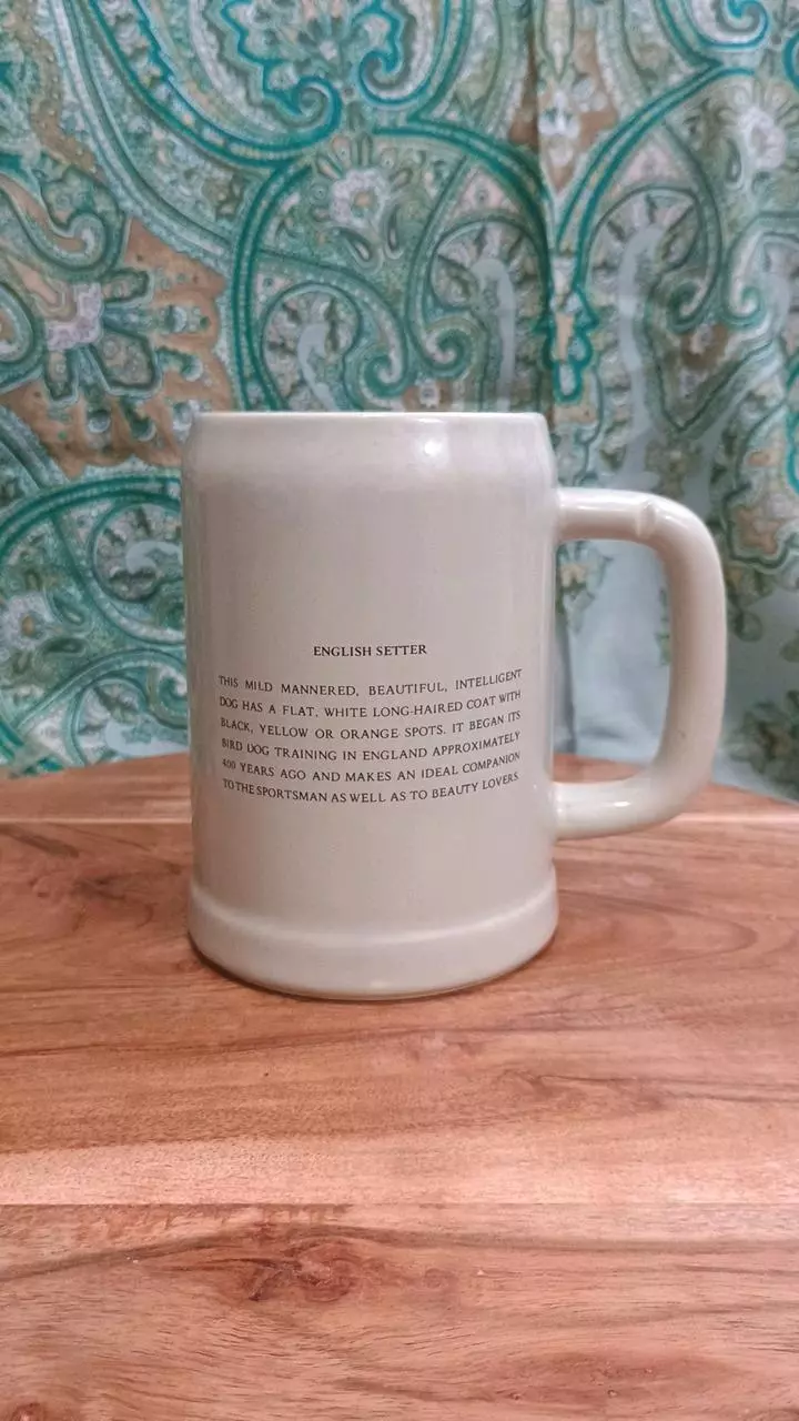 plant/McCoy English Setter Mug-1