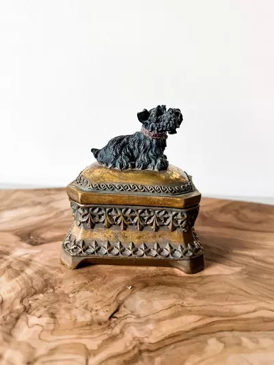 plant/Vintage dog trinket box-0-thumbnail