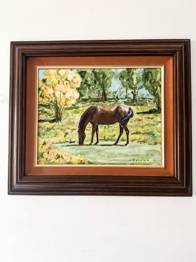 plant/Vintage original oil painting-0-thumbnail