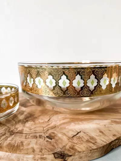 plant/Vintage mid century Culver bowl set-2-thumbnail