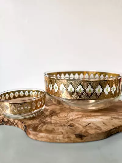 plant/Vintage mid century Culver bowl set-0-thumbnail