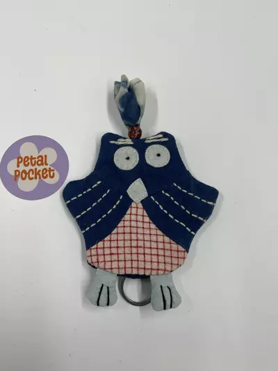 plant/Hand-sewn Owl🦉key pouch 4.5”*4.5” WYSIWYG-0-thumbnail