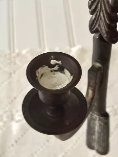 plant/Cast Iron Wall Sconce with Bow Detail-1-thumbnail