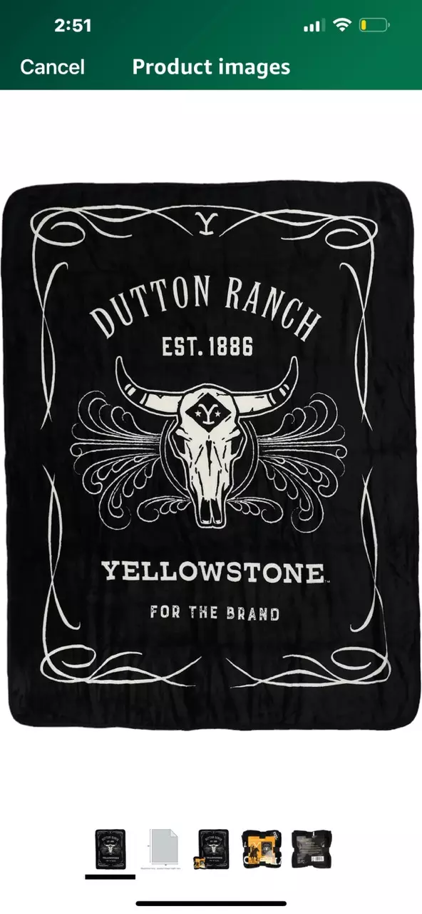 plant/Northwest Yellowstone Silk Touch Throw Blanket, 46" x 60", Whiskey Label-0