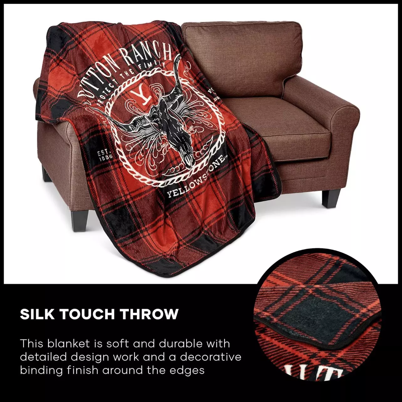 plant/Northwest Yellowstone Silk Touch Blanket Protect the Family-3