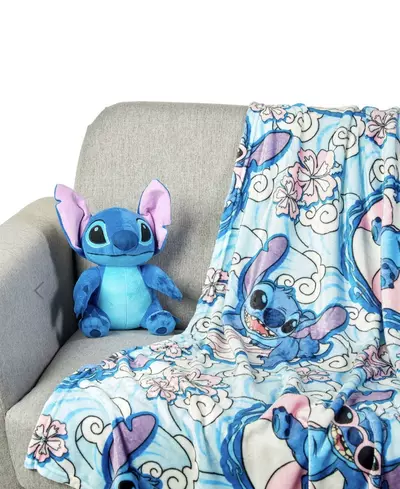 plant/Disney Lilo and Stitch Stitch Hugger Pillow with Silk Touch Throw Blanket-2-thumbnail