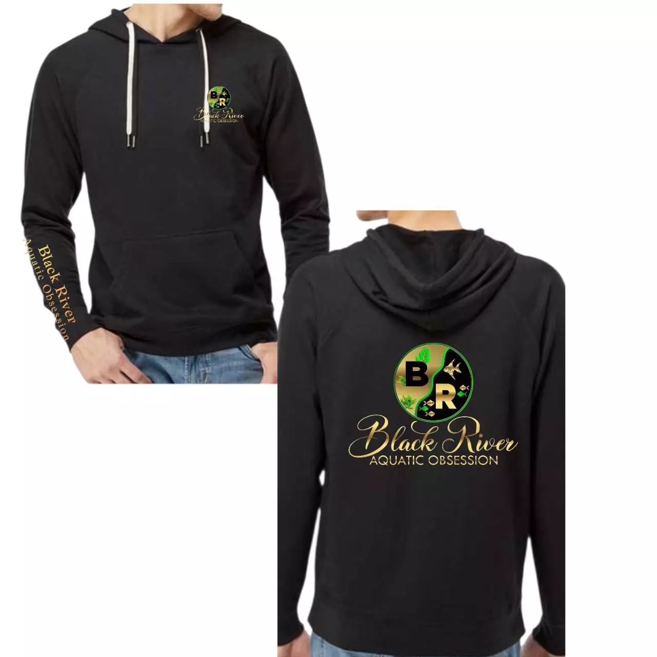 plant/Light weight hoodie. Pick your logo and size-4