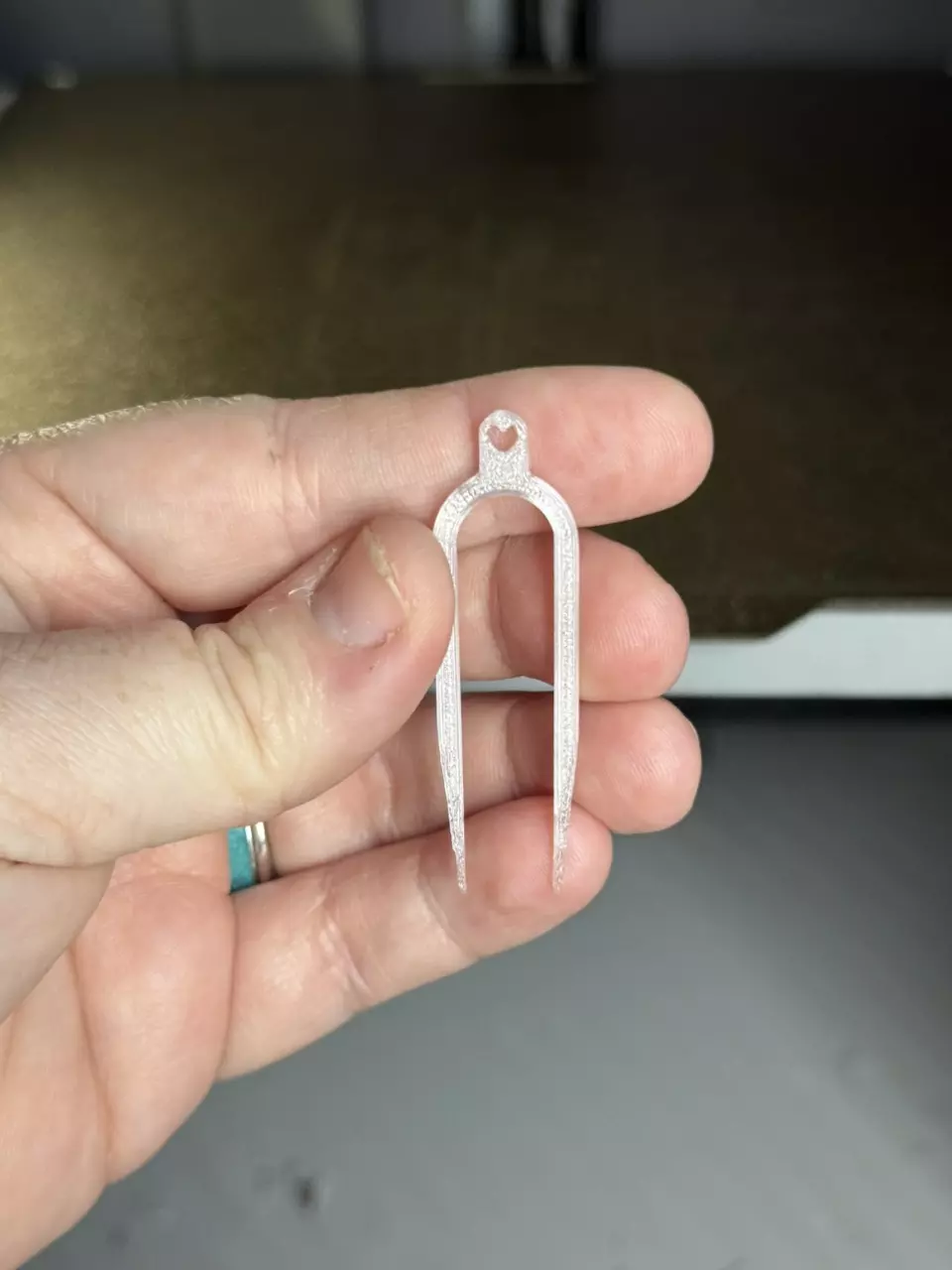 plant/20 count | Heart Plant Prop Pins | 3D printed | Clear PETG-0