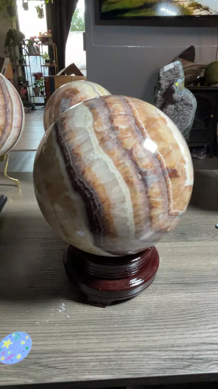 plant/Kirkby - Hematite, Calcite, Barite Sphere from Aragonite, UT-0