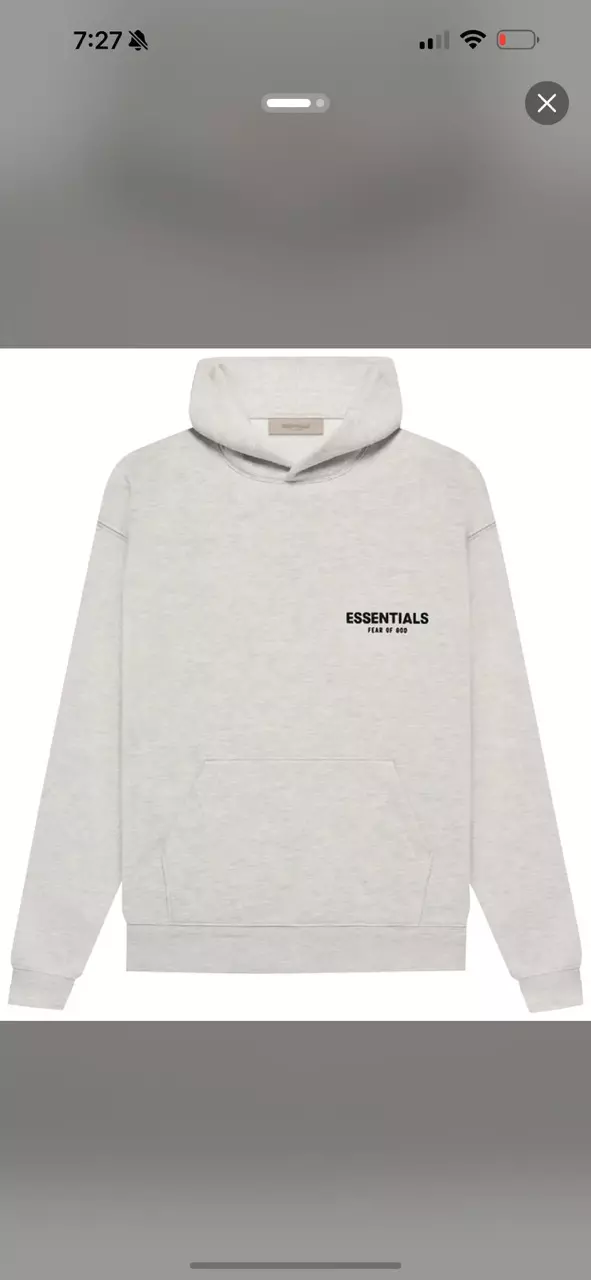 plant/Essentials Hoodie Light Oat XL #2-0