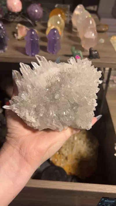 plant/Quartz Cluster from Inner Mongolia-0-thumbnail