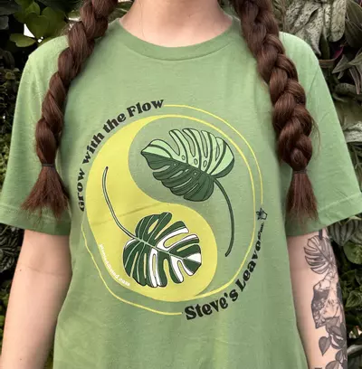 plant/(XL) T-Shirt Ying Yang Grow With the Flow-0-thumbnail