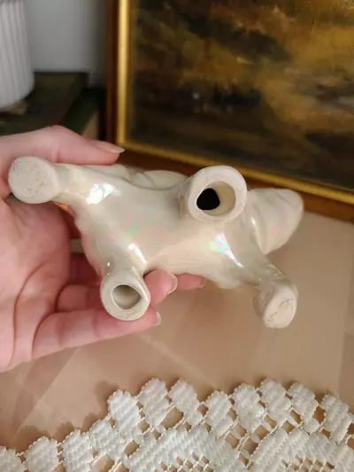 plant/Vintage Porcelain Elephant Figure-4-thumbnail