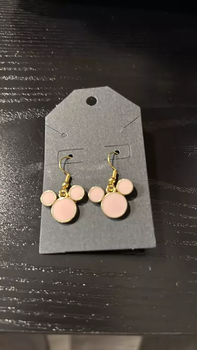 plant/Handcrafted Mickey Head Earrings-0-thumbnail