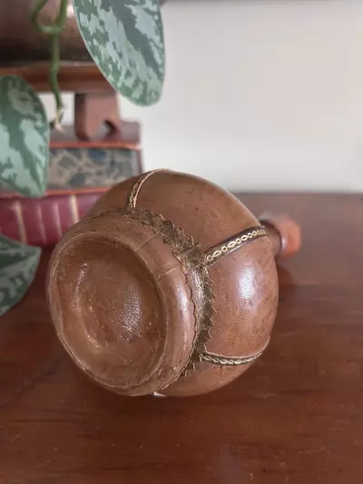 plant/Leather Wrapped Decanter-1-thumbnail