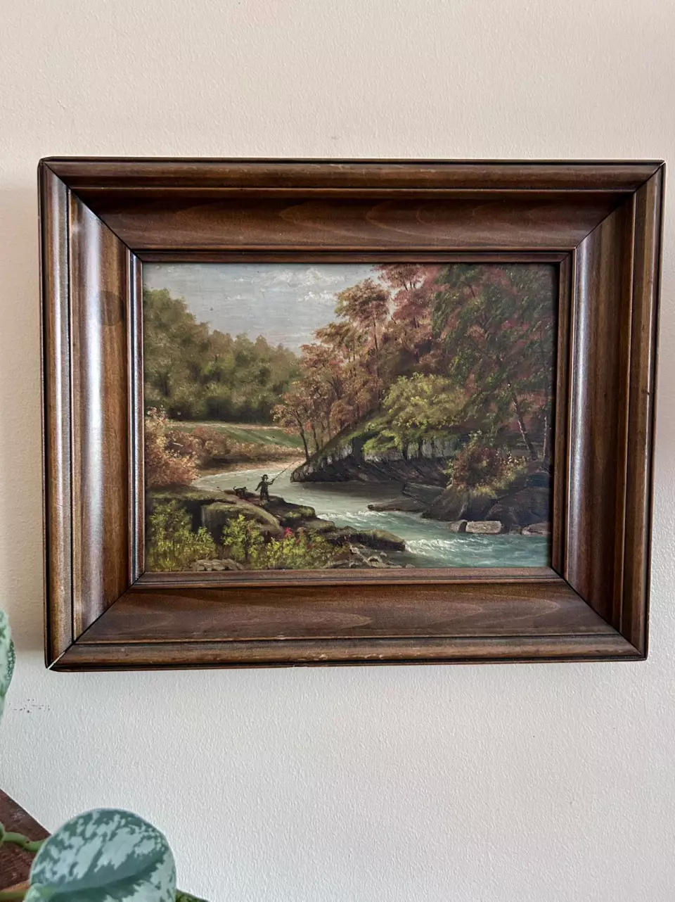 plant/Antique Oil Painting-0