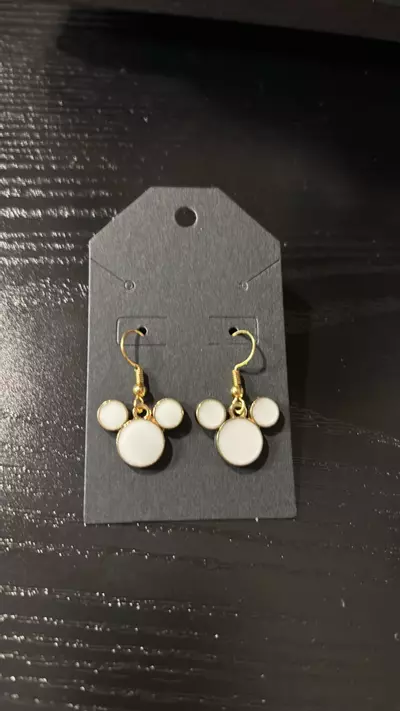 plant/Handcrafted Mickey Head Earrings-0-thumbnail