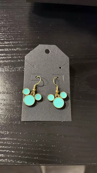 plant/Handcrafted Mickey Head Earrings-0-thumbnail