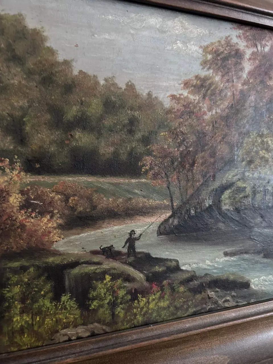 plant/Antique Oil Painting-1